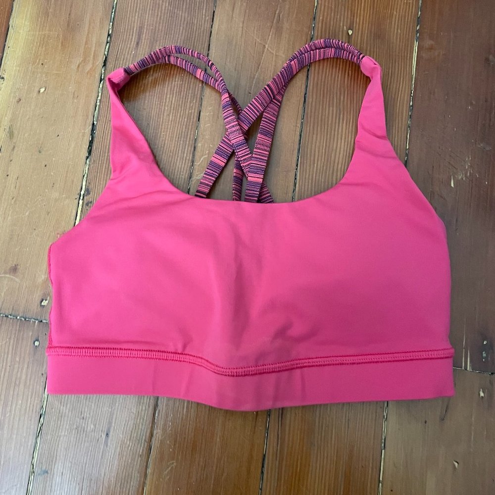 Lululemon sports bra - bright pink